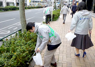 茅場町一丁目町会清掃